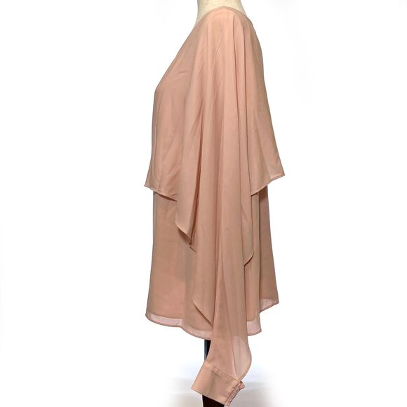 DKNY XL Peach Layered Open Sleeve Top - Picture 2 of 8